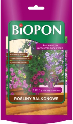 Biopon, koncentrat rozpuszczalny do roślin balkonowych, 250g