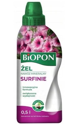 Biopon, żelowy nawóz mineralny do surfinii, 500ml