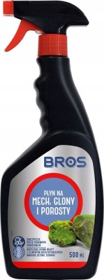Bros płyn na mech glony i porosty spray 500ml