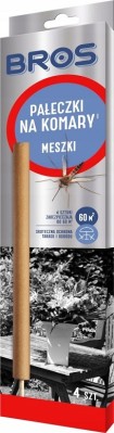 Bros pałeczki przeciw komarom i meszkom - 4 sztuki
