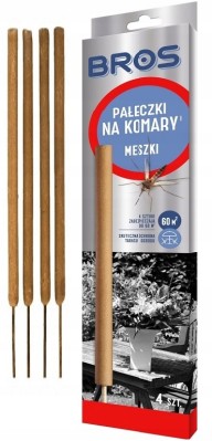 Bros pałeczki przeciw komarom i meszkom - 4 sztuki