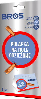 Bros Feromonowa pułapka na mole odzieżowe 1 sztuka