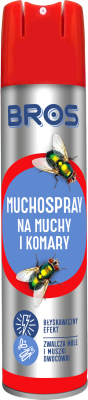 Bros Muchospray środek zwalczający muchy i komary spray 250ml