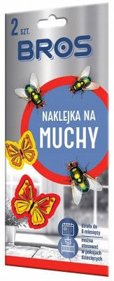 Bros naklejka na muchy - 2 sztuki