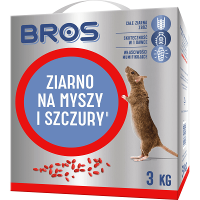 Bros trutka w formie ziarna na myszy i szczury 3kg