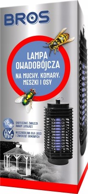 Bros lampa owadobójcza na muchy komary meszki osy ćmy