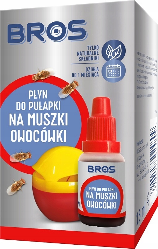 Bros płyn do pułapki na muszki owocówki 15ml