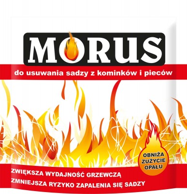 Morus proszek do usuwania sadzy z kominków i pieców 50g
