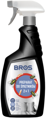 Bros 2w1 preparat na owady do śmietników spray 500ml