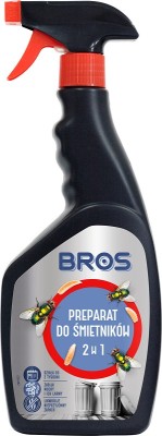Bros 2w1 preparat na owady do śmietników spray 500ml