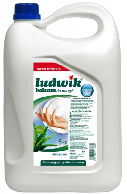 Ludwik Balsam Aloesowy, płyn do zmywania naczyń, 5kg