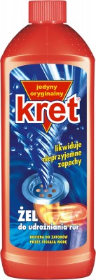 Kret, żel do udrożniania rur, 1kg