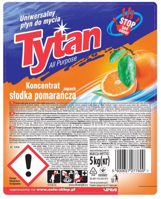 Tytan Słodka Pomarańcza uniwersalny płyn 5kg