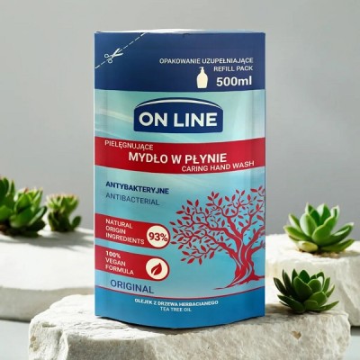 On Line pielęgnujące mydło w płynie zapas 500ml