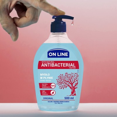 On Line Pielęgnujące mydło w płynie z dozownikiem 500ml