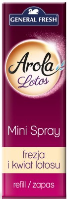 Arola, General Fresh Mini Magic Frezja i Lotos, odświeżacz powietrza, zapas