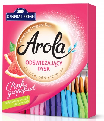 Arola, General Fresh, Grapefruit, Odświeżający dysk do szaf i szafek, 1 sztuka