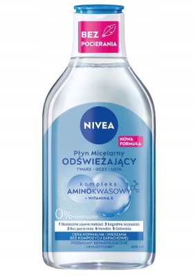 Nivea, Pielęgnujący płyn micelarny, skóra normalna i mieszana, 400ml