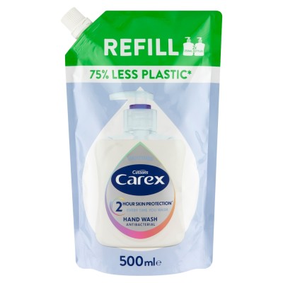 Carex Moisture Plus, antybakteryjne mydło w płynie, zapas  500ml