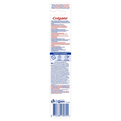 Colgate Twister Medium średnia szczoteczka do zębów 1+1 