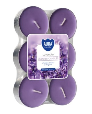 Bispol Maxi, Lawenda, podgrzewacze zapachowe, 6 sztuk