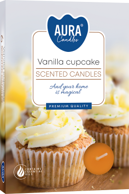 PODGRZEWACZE świeczki zapachowe Bispol p15-202 Aura - CIASTECZKO WANILIOWE