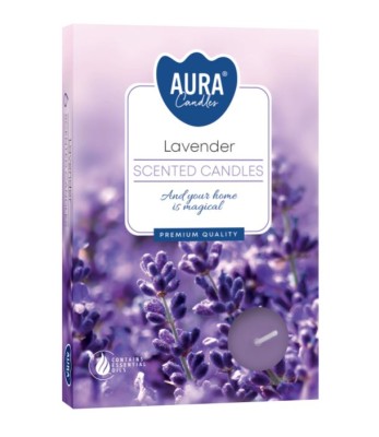 Bispol, Lawenda podgrzewacze zapachowe, 6 sztuk