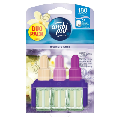 Ambi Pur, 3Volution, Moonlight Vanili, odświeżacz powietrza elektryczny, zapas 2x20ml