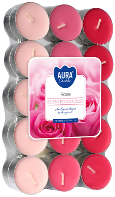 Bispol p15-30-78 Aura RÓŻA podgrzewacze zapachowe - 30 sztuk