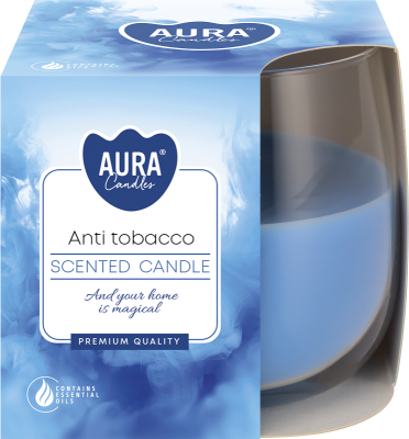 Bispol Aura sn71-69 ANTYTABAK świeca zapachowa w szkle - 24h