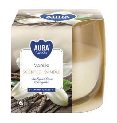 Bispol, świeca zapachowa w szkle, wanilia, 1 sztuka