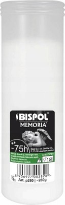 Bispol Memoria p280 wkłady parafinowe do zniczy 75 godzin palenia 20 sztuk