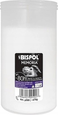 Bispol Memoria p500 wkłady parafinowe do zniczy 80 godzin palenia 10 sztuk