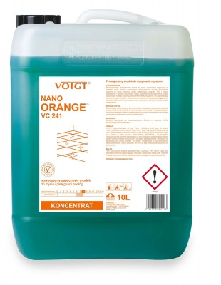 VC 241 Nano Orange, skoncentrowany antystatyczny środek do mycia wszelkich powierzchni odpornych na działanie wody, 10l