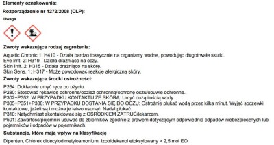 VC 440 Smelpol, skoncentrowany, antybakteryjny preparat rozkładający szkodliwe związki siarkowodorowe, zachodzące w procesach gnilnych, 5l