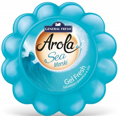 Arola, General Fresh ,Gel Fresh, Dynia, Morski, odświeżacz powietrza w żelu, 150g, 10 sztuk