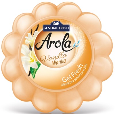 Arola, General Fresh ,Gel Fresh, Dynia, Vanilia , odświeżacz powietrza w żelu, 150g, 10 sztuk