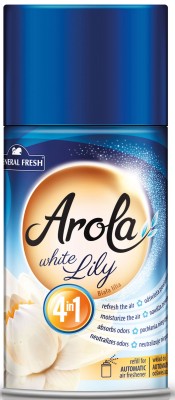 Arola, General Fresh, Freshmatic, Biała Lilia, samouwalniający odświeżacz powietrza, zapas, 250ml