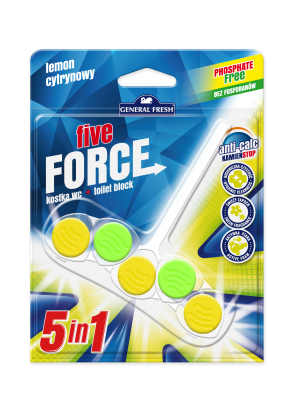 General Fresh, Five Force, Cytryna, zawieszka do toalety, 50g
