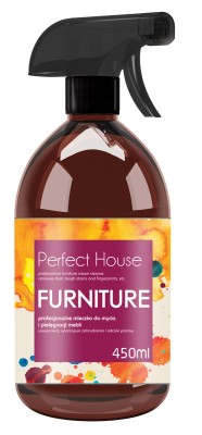 Barwa, Perfect House Furniture, mleczko do mebli, spray 450ml