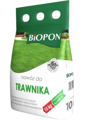 Biopon, nawóz granulowanyowany do trawnika, 10kg