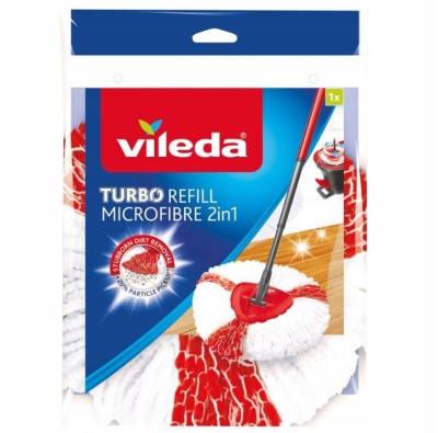 Vileda, Easy Wring &amp; Clean Turbo 2w1, wkład obrotowy do mopa, 1 sztuka