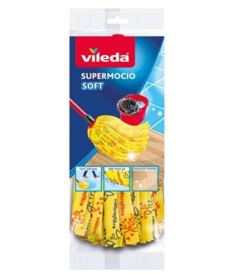 Vileda, Supermocio Soft, mop paski, zapas, 1 sztuka