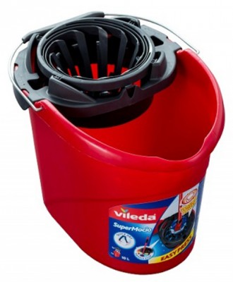 Vileda, Supermocio, wiadro z wyciskaczem do mopa, 1 sztuka