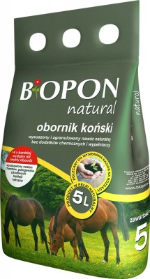 Biopon Natural, Koński obornik granulowany,  5l
