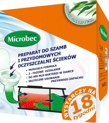 Bros Microbec Ultra Eucaliptus preparat do szamb 25g x 18 sztuk