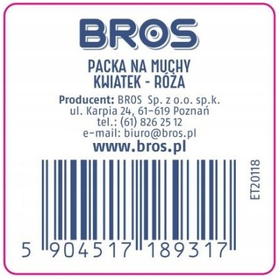 Bros Kwiatek packa na muchy i inne owady - 1 sztuka