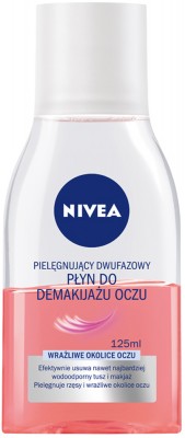 Nivea, Dwufazowy pielęgnujący płyn do demkijażu oczu 125ml
