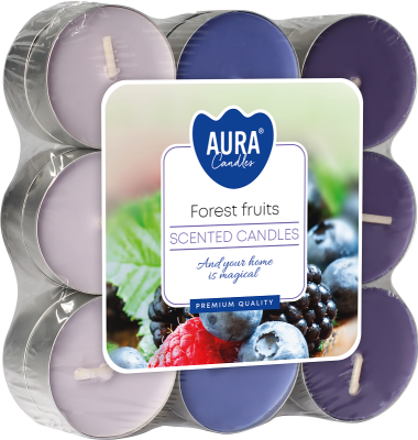 Bispol p15-18-13 Aura OWOCE LEŚNE podgrzewacze zapachowe - 18 sztuk