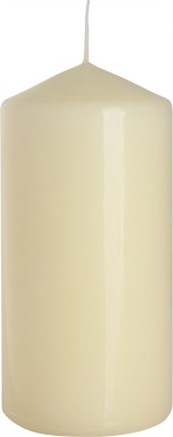 Bispol Aura sw60/120-011 Ecru świeca walec 6x12cm - 38 godzin